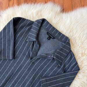 Banana Republic Heather Gray Short Sleeve Polo Shirt Men’s